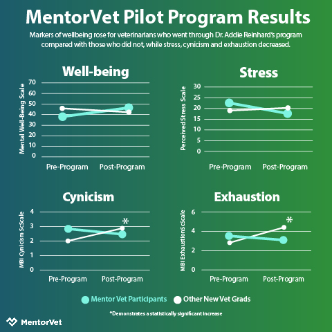 MentorVet Pilot Program Results Chart