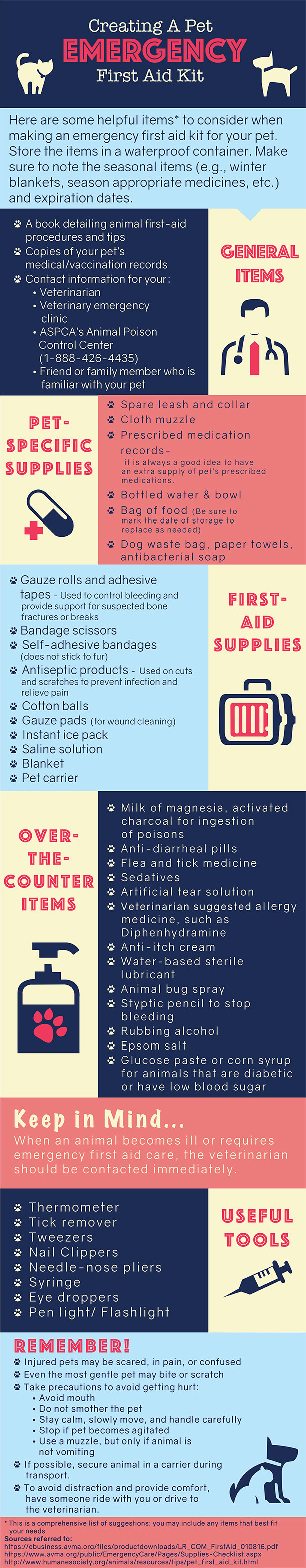 Emergency Fist Aid Kit Infographic